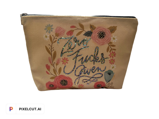 Zero F***s Given Cosmetic Bag