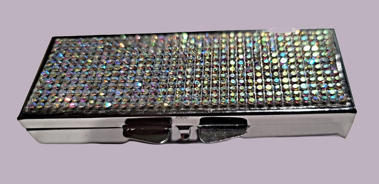 AB Stone Sparkle Pill Case Small